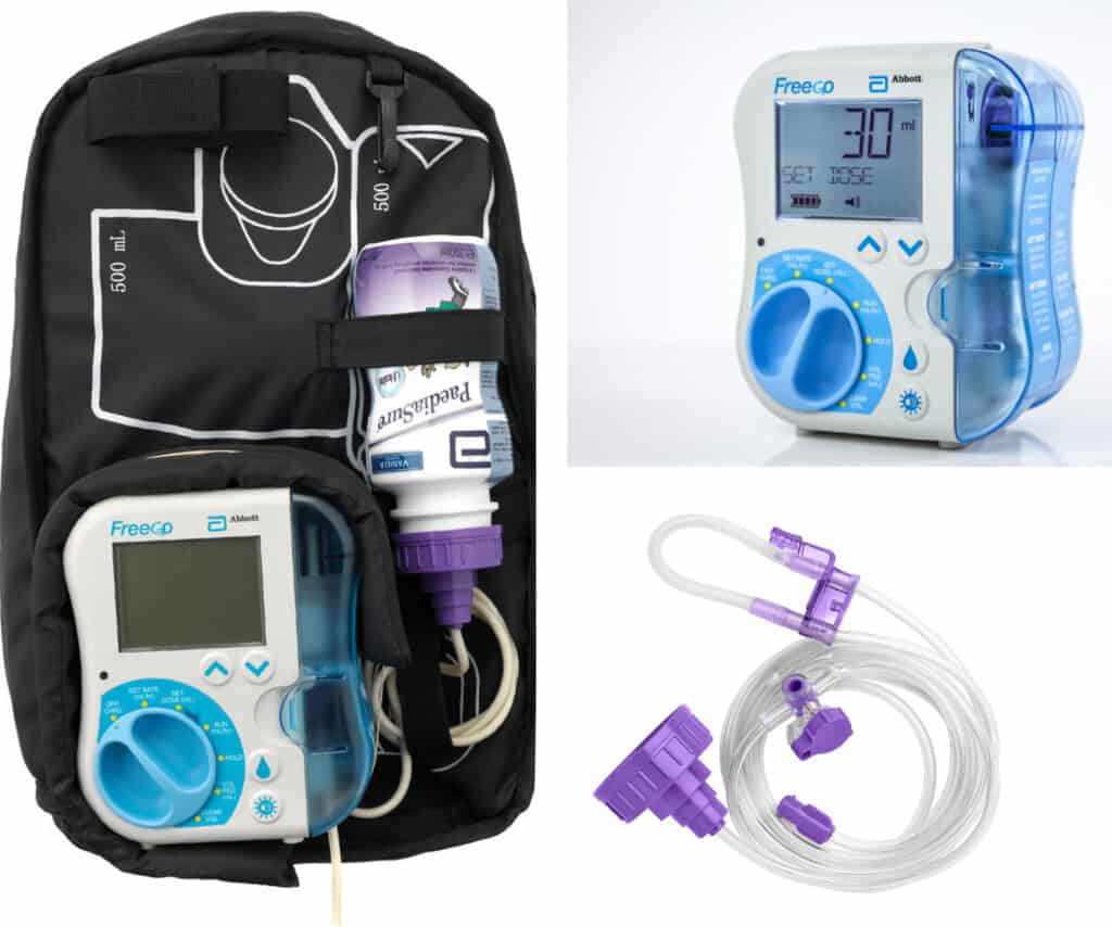 Air travel and enteric feeding